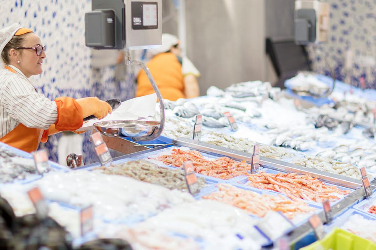 Imagen del modelo de pescadería a granel que se puede encontrar en ciertos Mercadona.