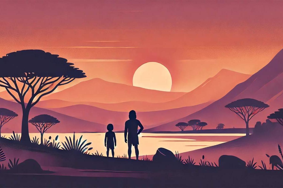 Ilustración de dos hombres.