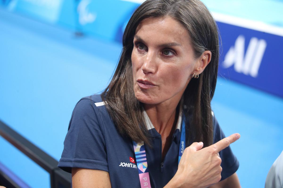 La reina Letizia, en los Juegos Paralímpicos de París 2024.