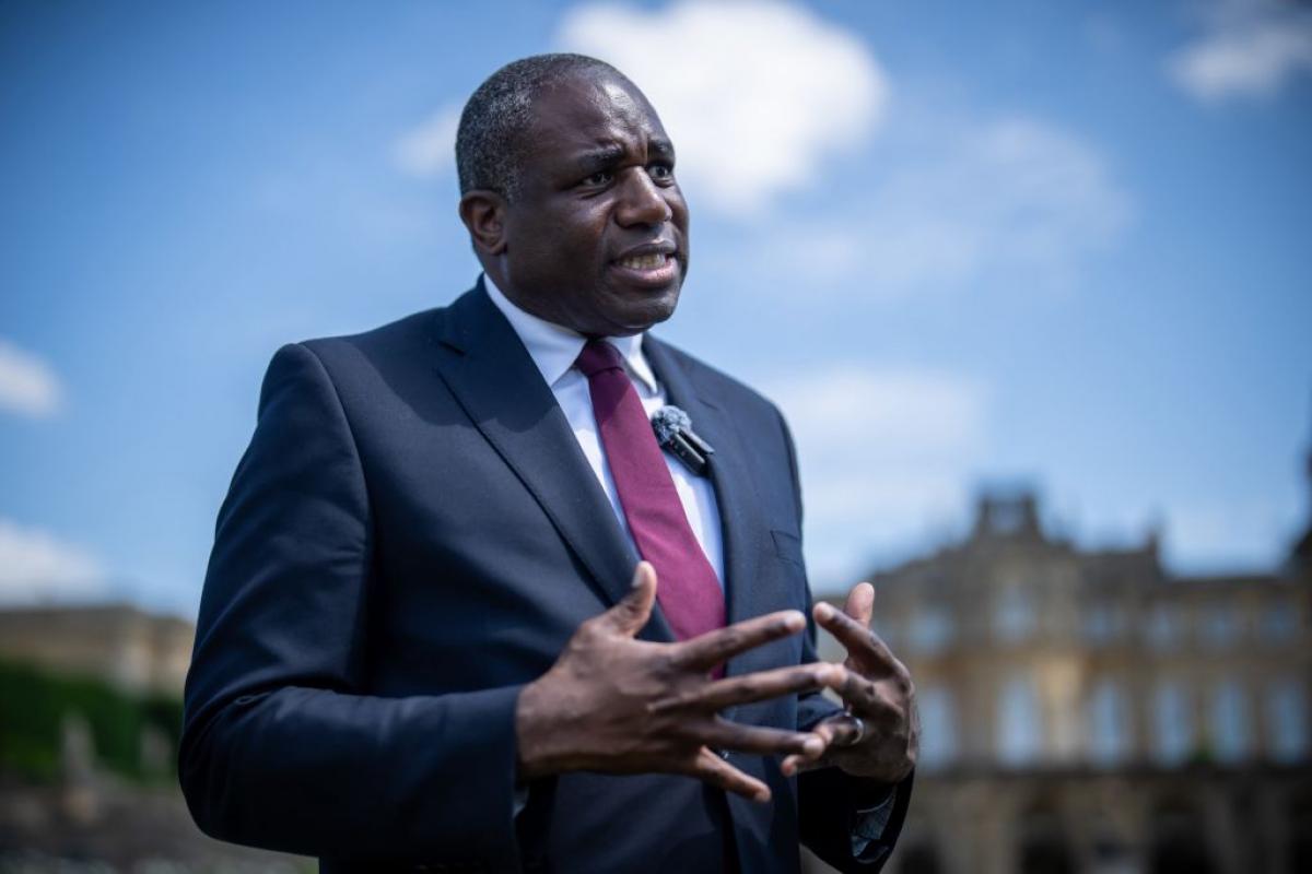 David Lammy, ministro de Exteriores de Reino Unido