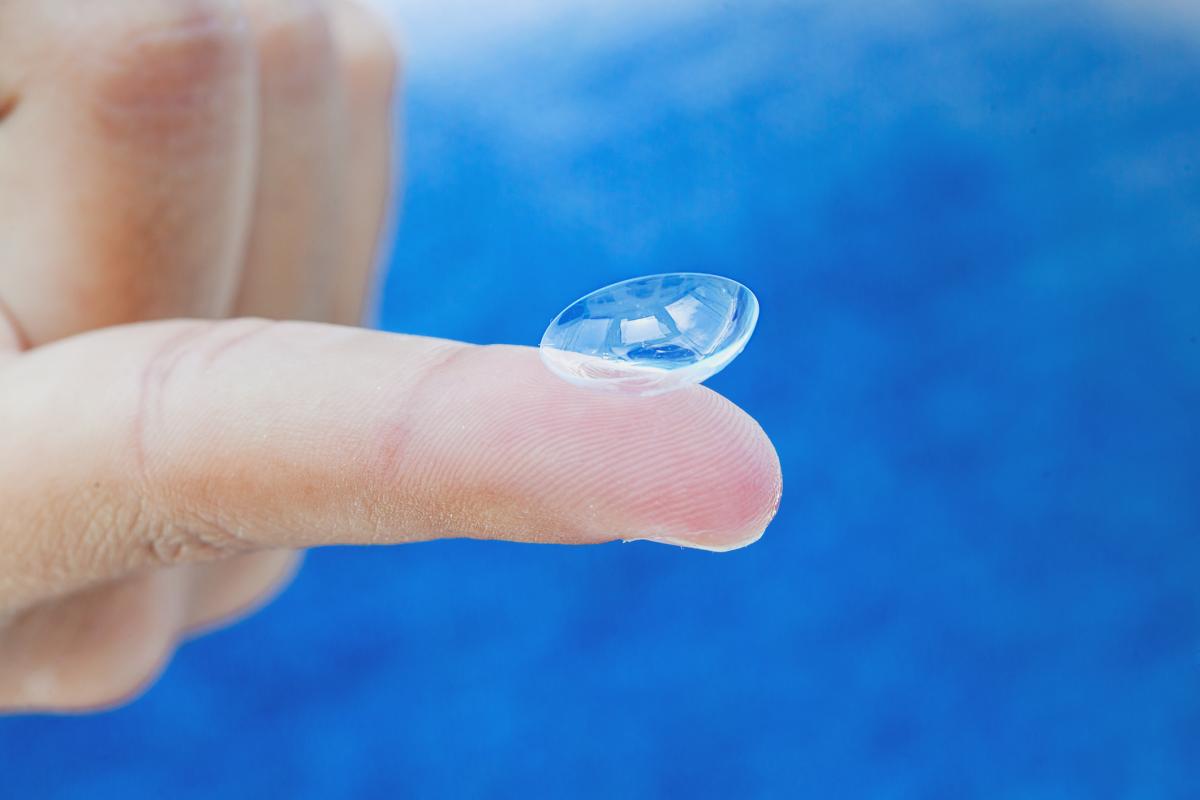 Imagen de archivo de unas lentillas.