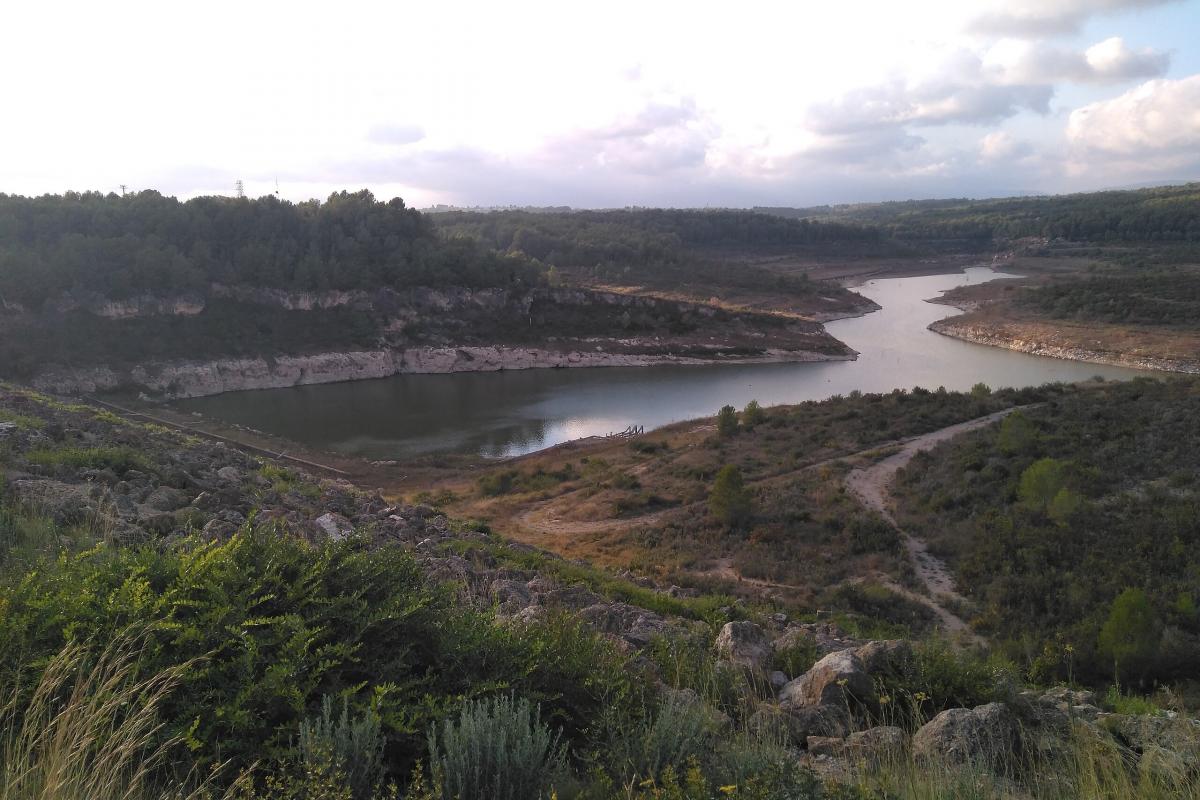 Imagen de archivo del Pantà del Catllar, en el embalse de Gaià (Tarragona).