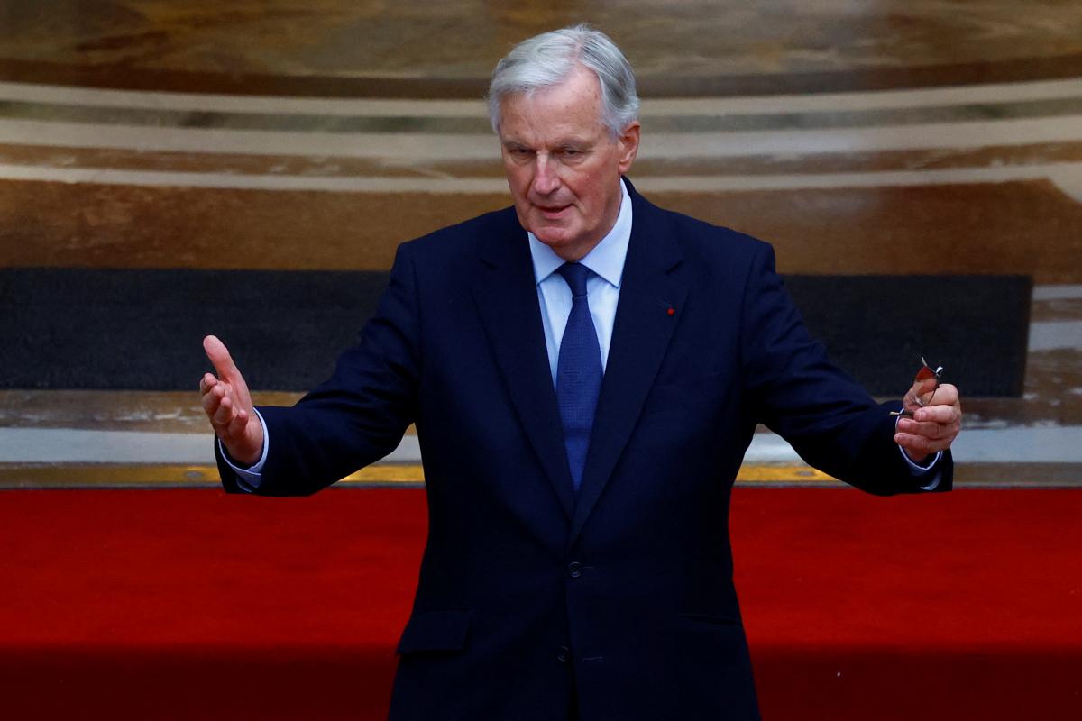 El primer ministro de Francia, Michel Barnier.