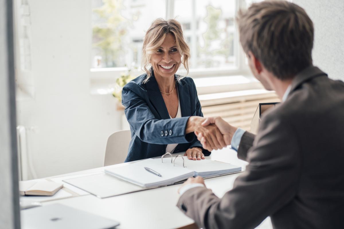 Entrevista de trabajo.