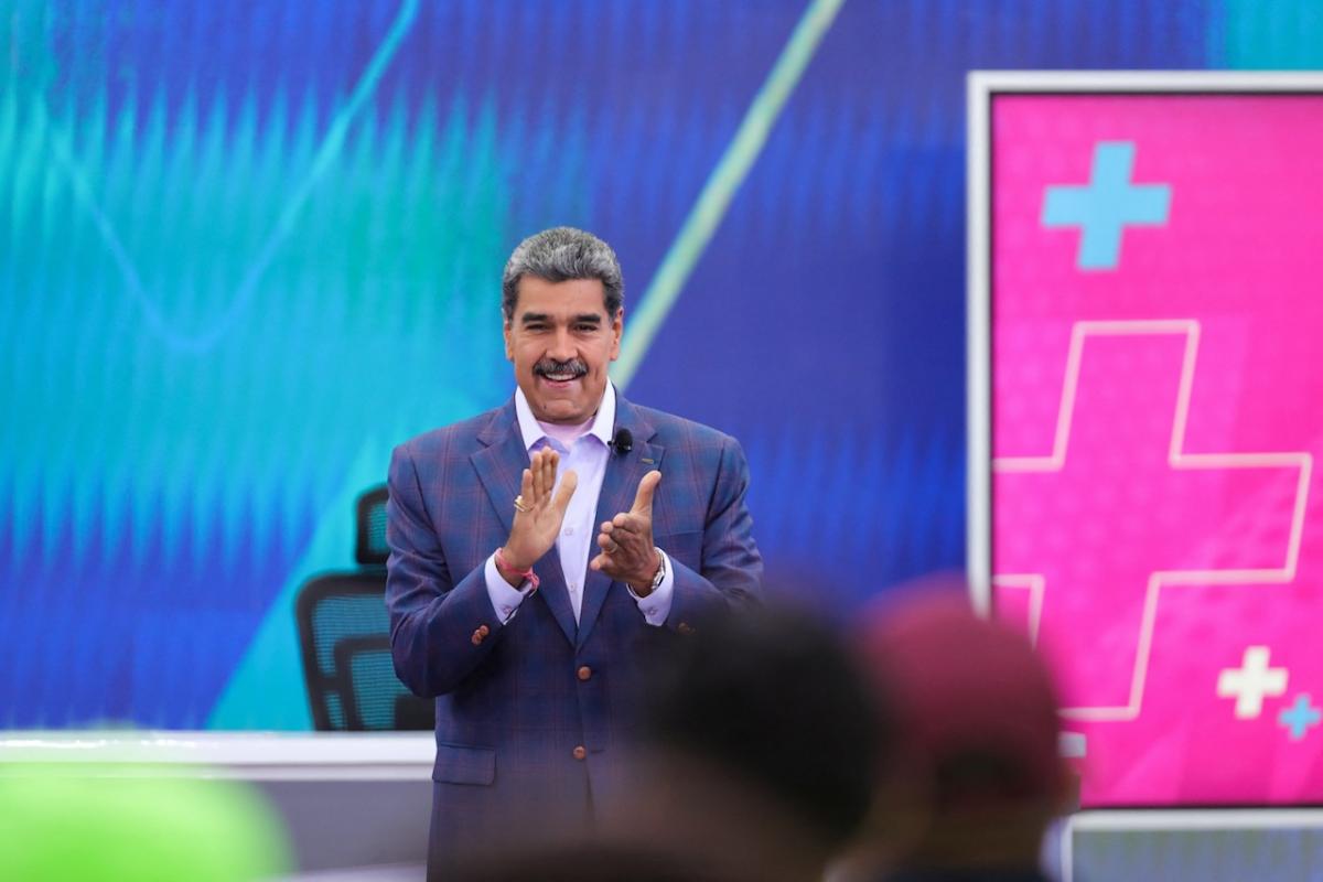 Nicolás Maduro, en una intervención de su programa 'Con Maduro+'