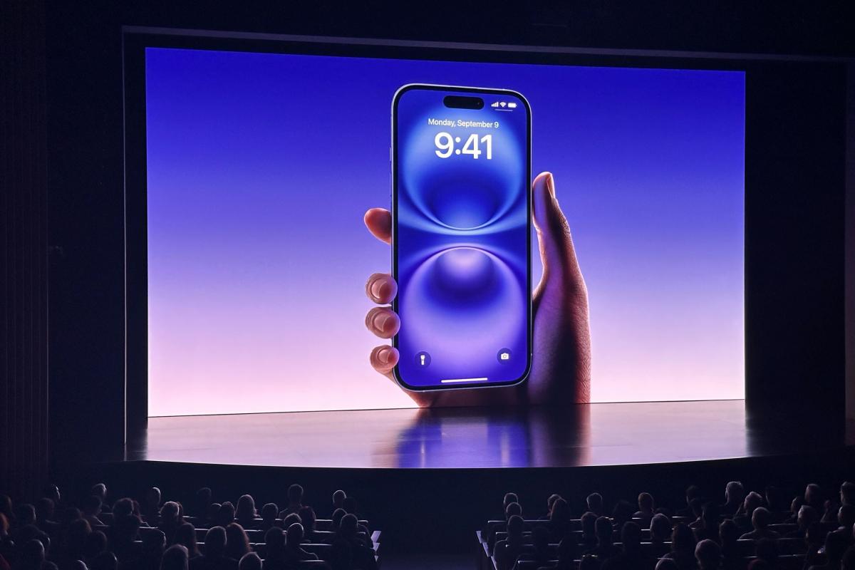 Presentación del nuevo iPhone 16.
