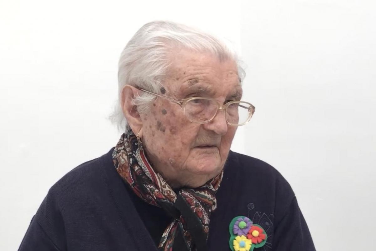 Silveria Martín, en un vídeo de la Diputación Provincial de Cáceres.