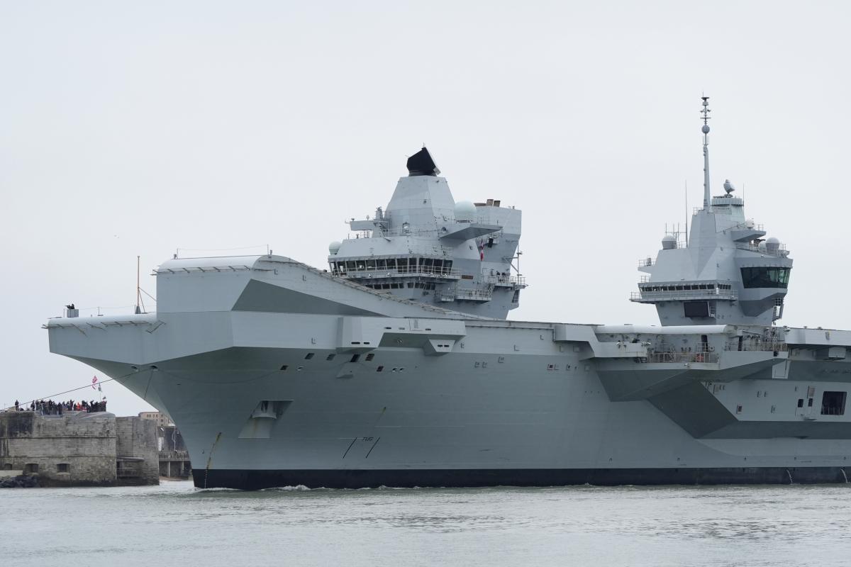 El HMS Prince of Wales.