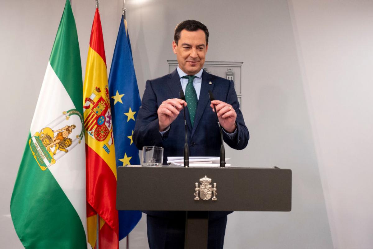 Juanma Moreno, en La Moncloa