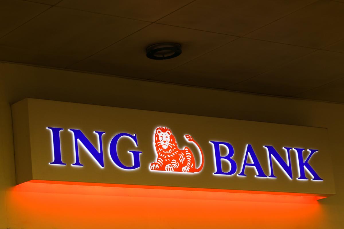 Imagen de archivo del logo del banco ING.