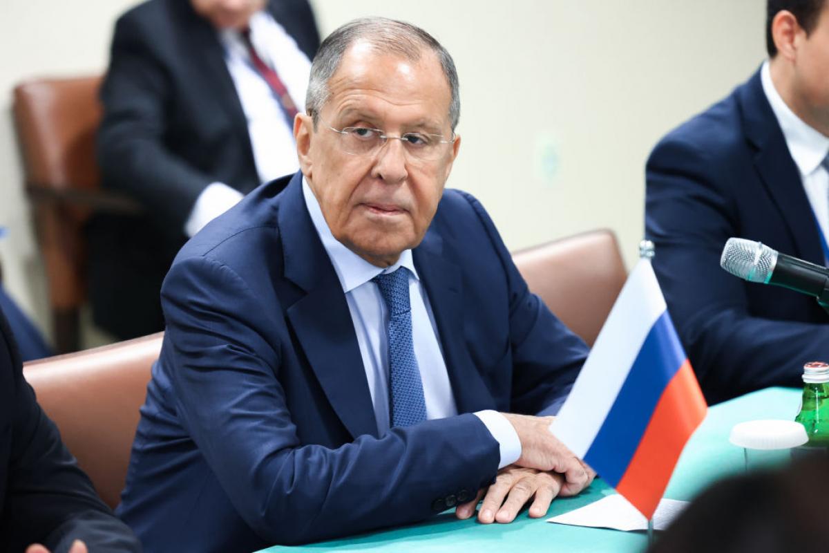 El ministor de Exteriores de Rusia, Sergey Lavrov, en la sede al ONU en Nueva York.