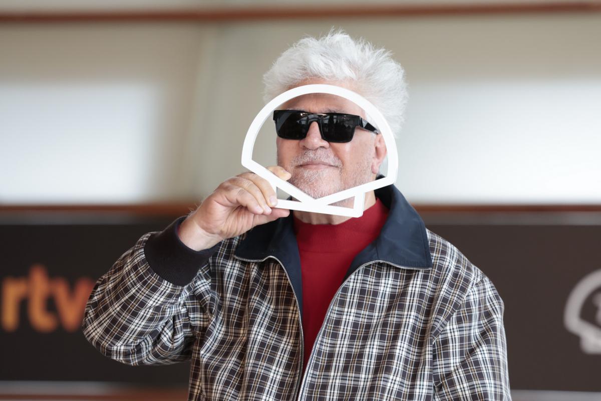 Pedro Almodóvar, en el Festival de San Sebastián este jueves 26 de septiembre de 2024.