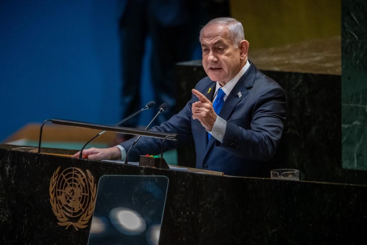 Benjamin Netanyahu, ante la ONU