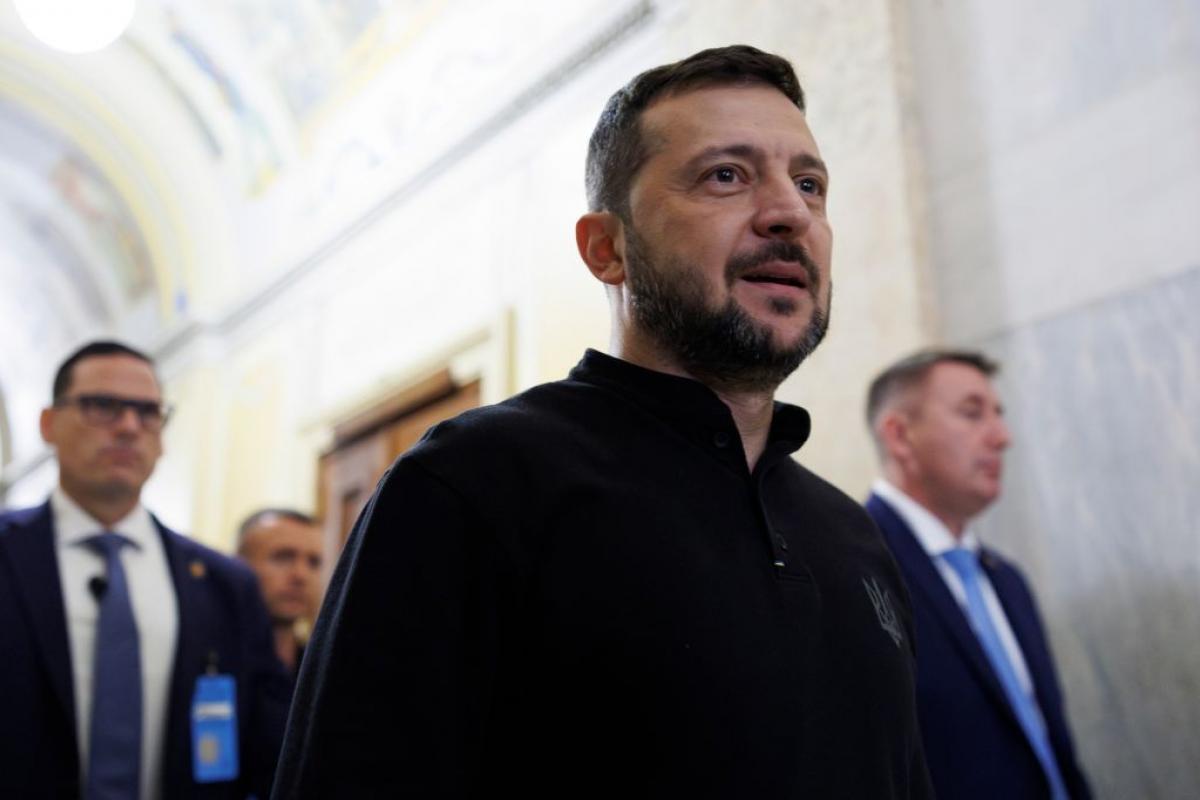 El presidente de Ucrania, Volodimir Zelenski, en su visita a Washington para recabar apoyos para su plan de victoria