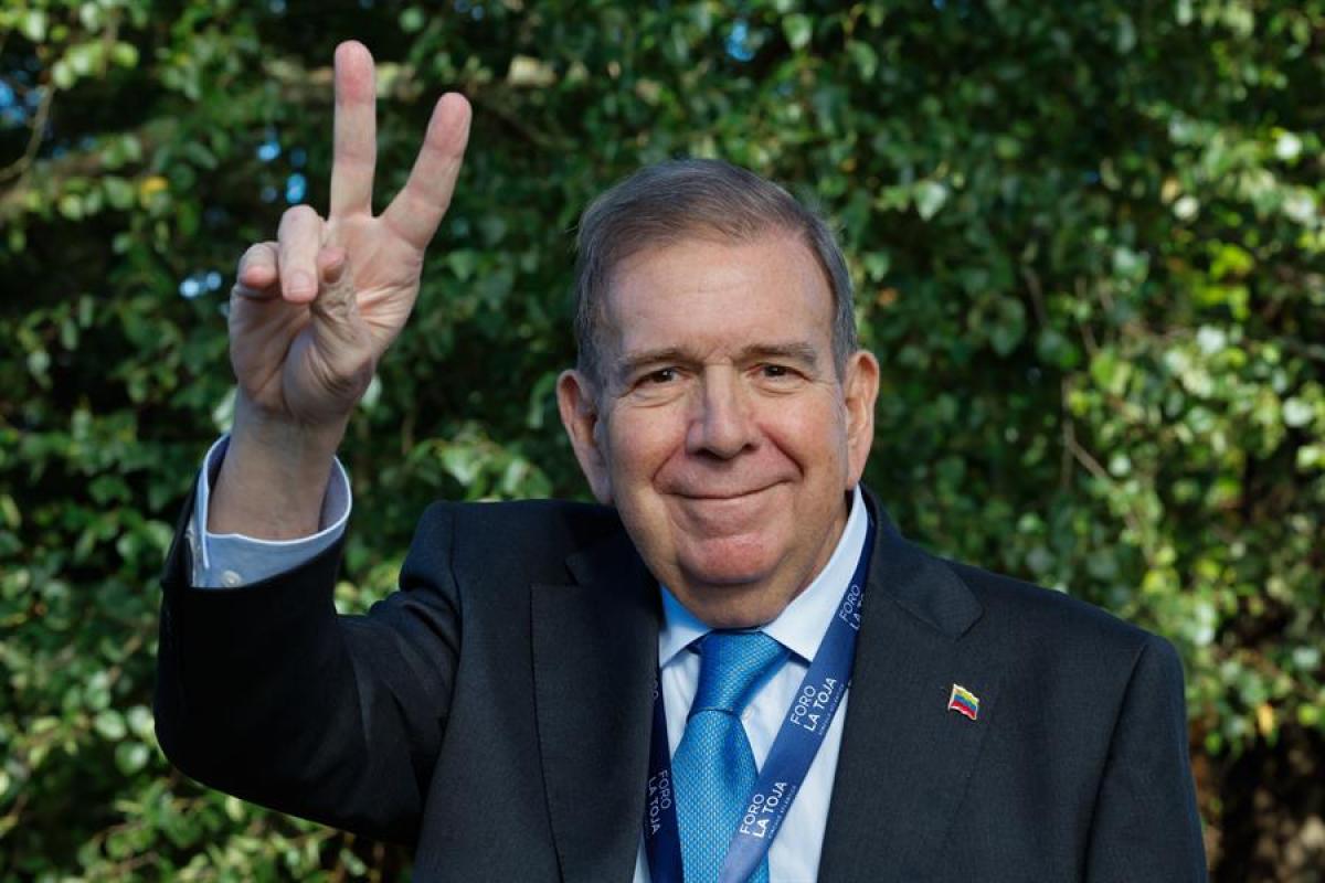 Edmundo González, este viernes en el Foro La Toja