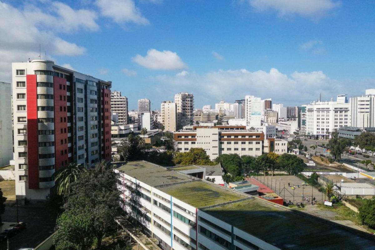 Vistas de Casablanca (Marruecos)