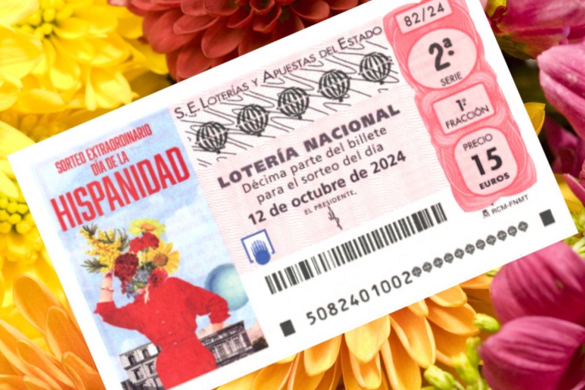 Décimo del Sorteo Extraordinario del Día de la Hispanidad 2024 de la Lotería Nacional