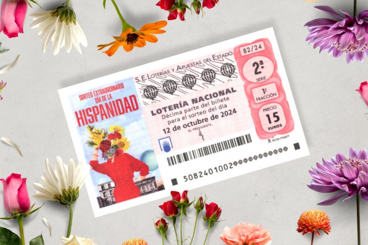 Décimo del Sorteo Extraordinario del Día de la Hispanidad de Lotería Nacional