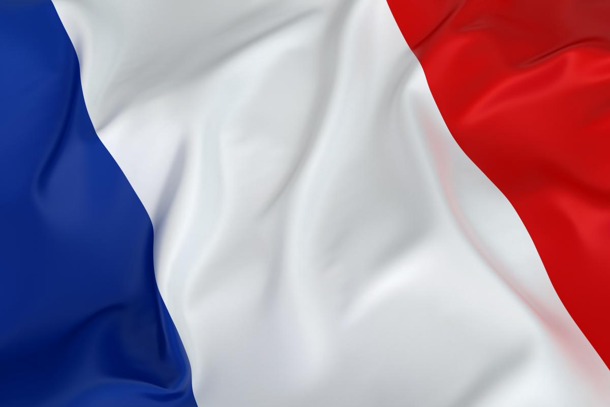 Una bandera de Francia