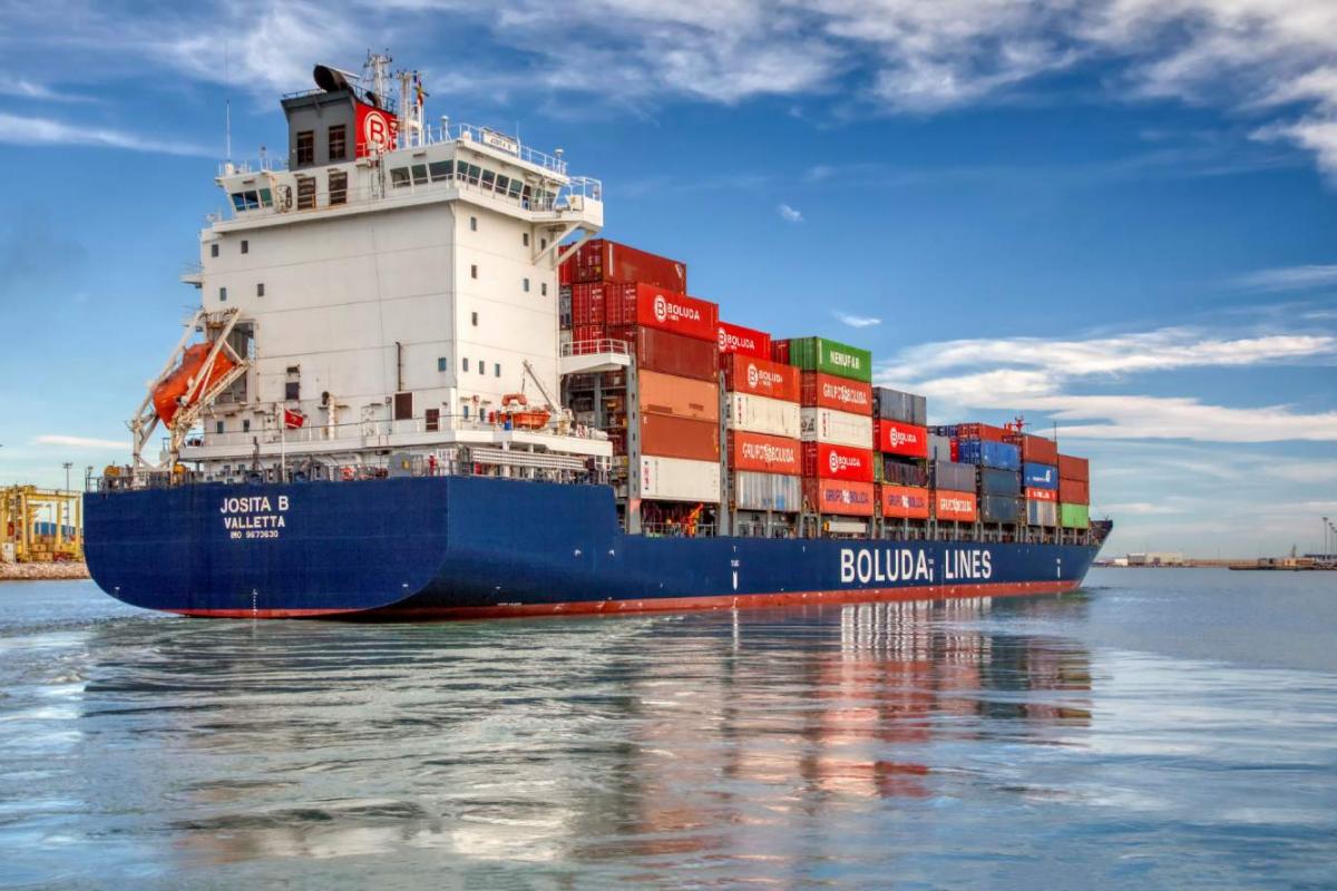 Uno de los navios de Boluda Corporación Marítima