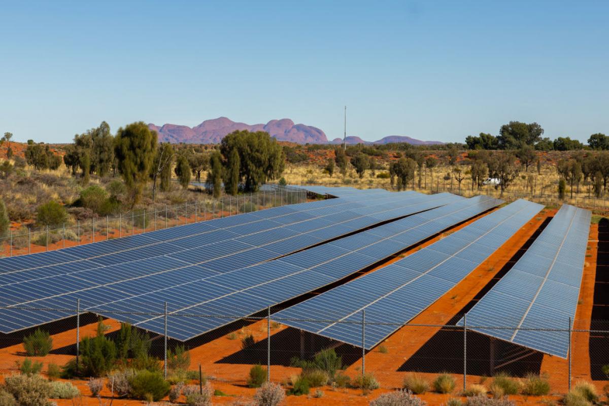 Extensión de paneles solares en Australia