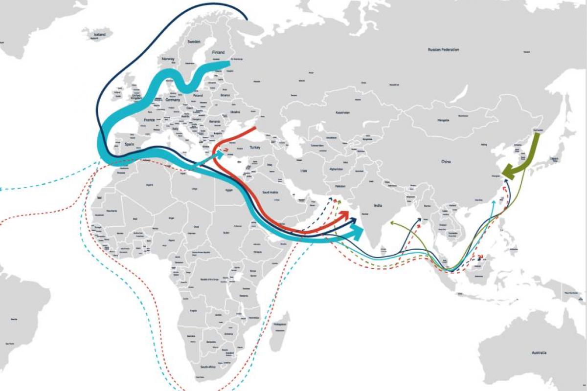La ruta de la flota fantasma de Rusia