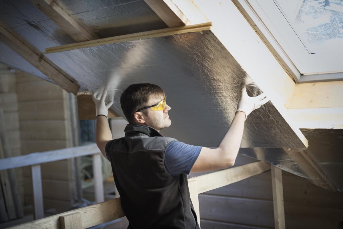 Aislamiento de una vivienda.