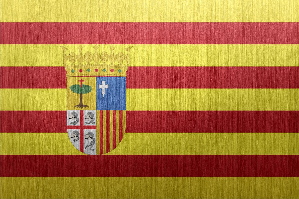 Bandera de Aragón.