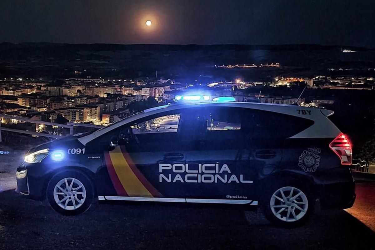 Un coche de la Policía Nacional