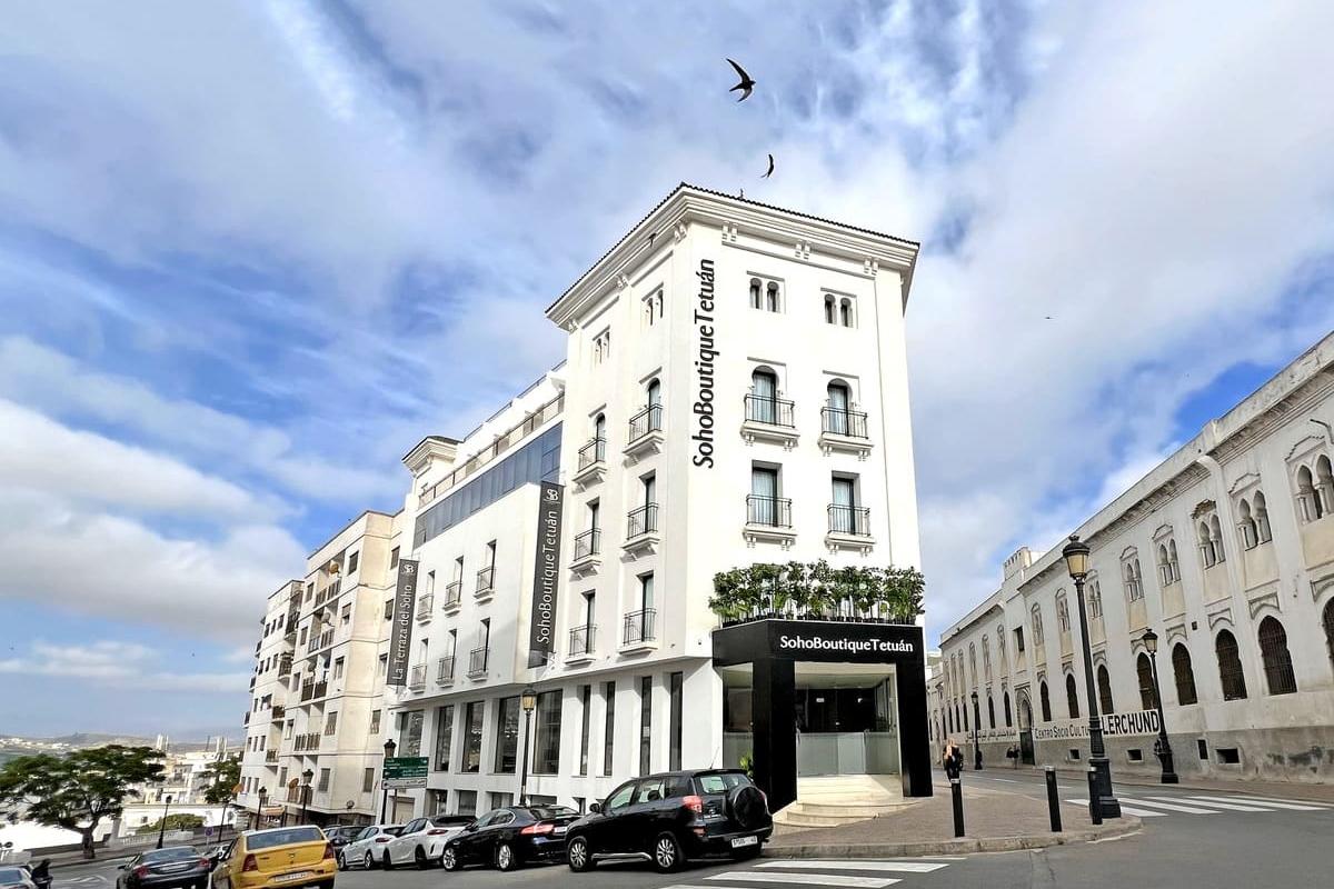 Vista del nuevo Soho Boutique Hotel en Tetuán, en Marruecos.