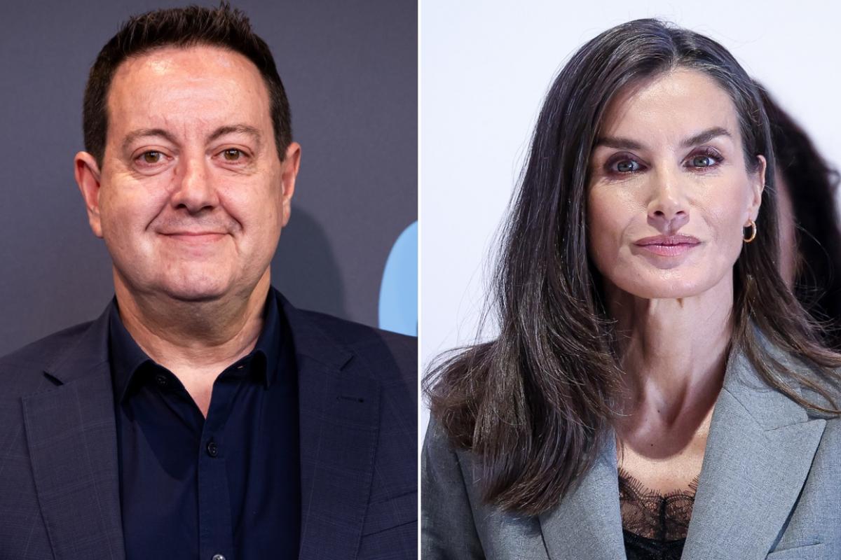 Antoni Daimiel y la reina Letizia