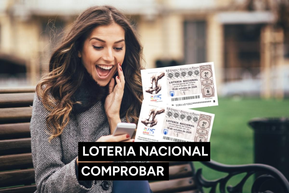 Lotería Nacional hoy en directo: comprobar resultados del sorteo del sábado 19 de octubre.
