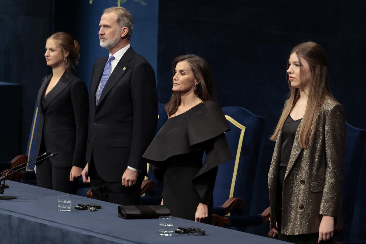 La familia real, en los Premios Princesa de Asturias.