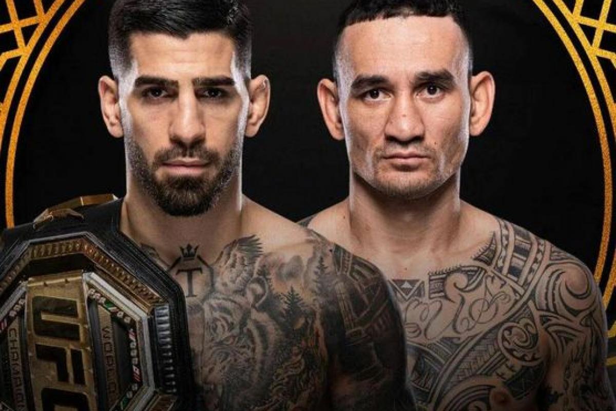 lia Topuria y Max Holloway.