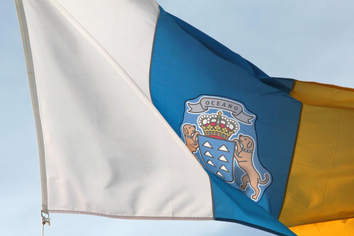 Banderas de Canarias.