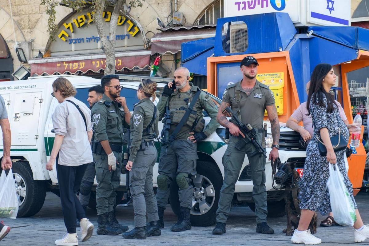 Policía en Israel.
