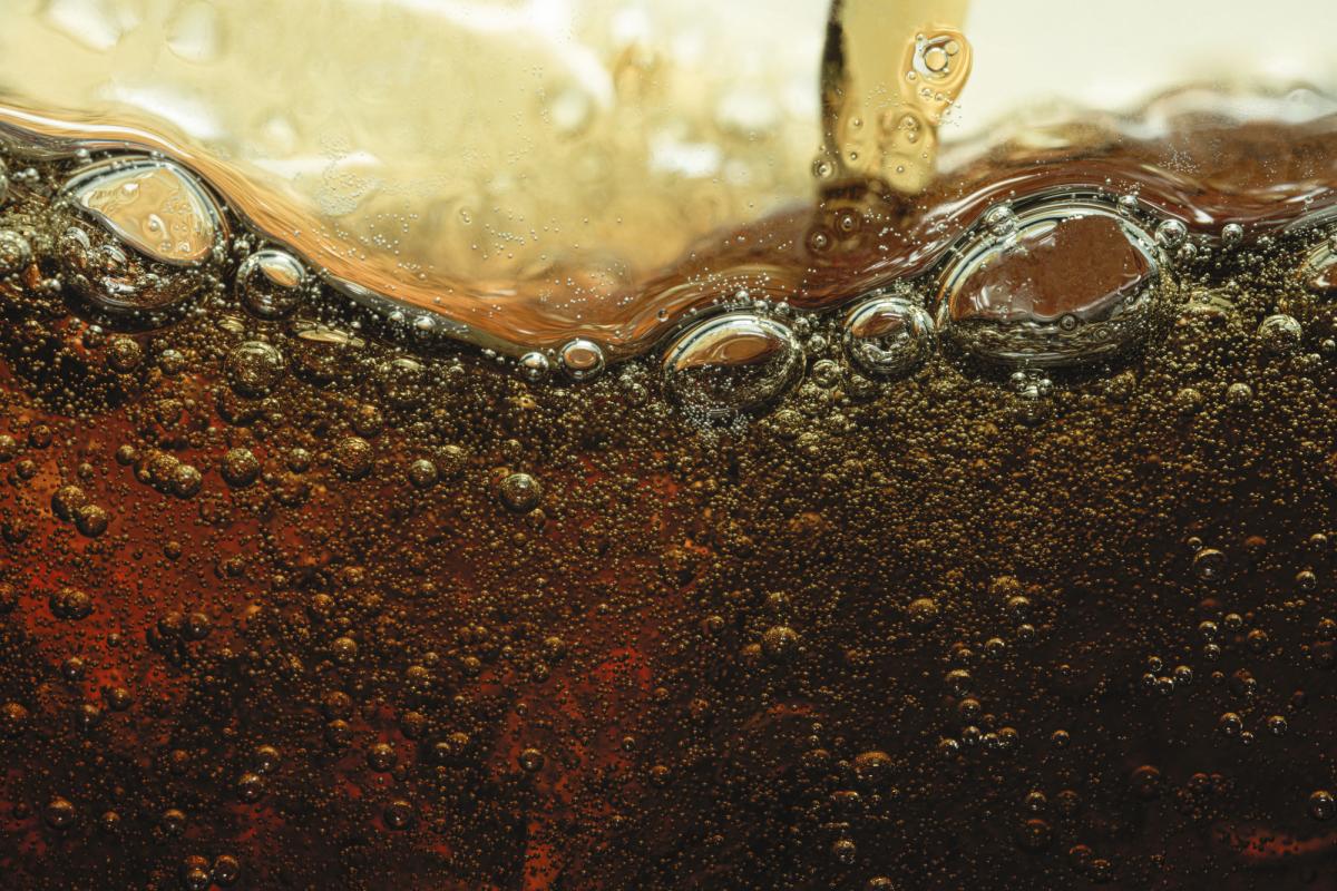Imagen de archivo de un refresco de cola.