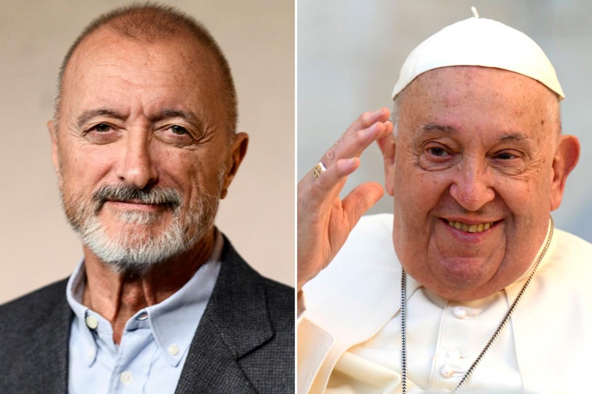 Arturo Pérez-Reverte y el papa Francisco