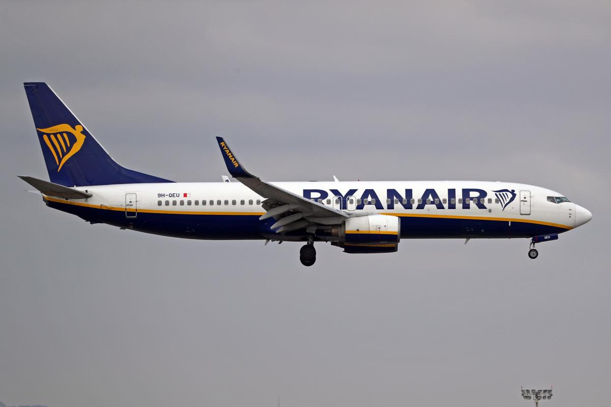 Avión de Ryanair.
