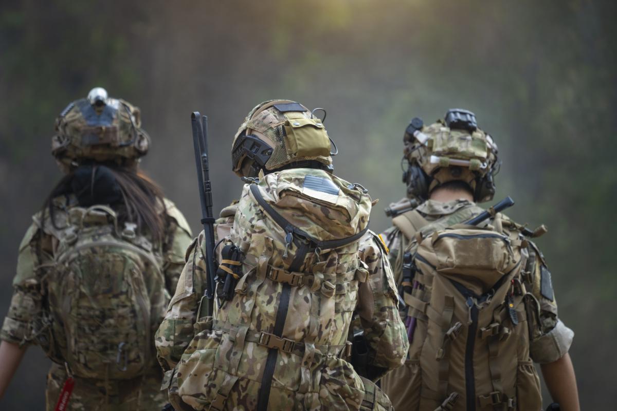 Un grupo de militares.