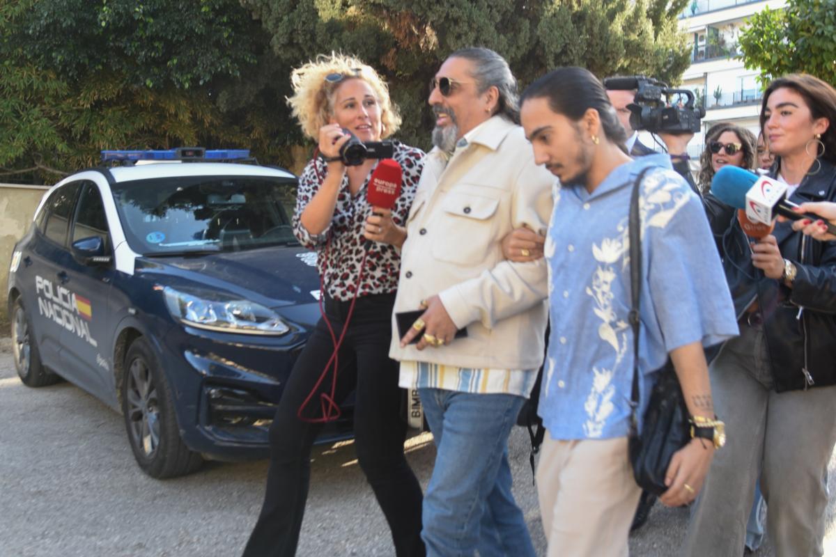 Diego El Cigala, a su llegada al juzgado el 7 de noviembre de 2024.
