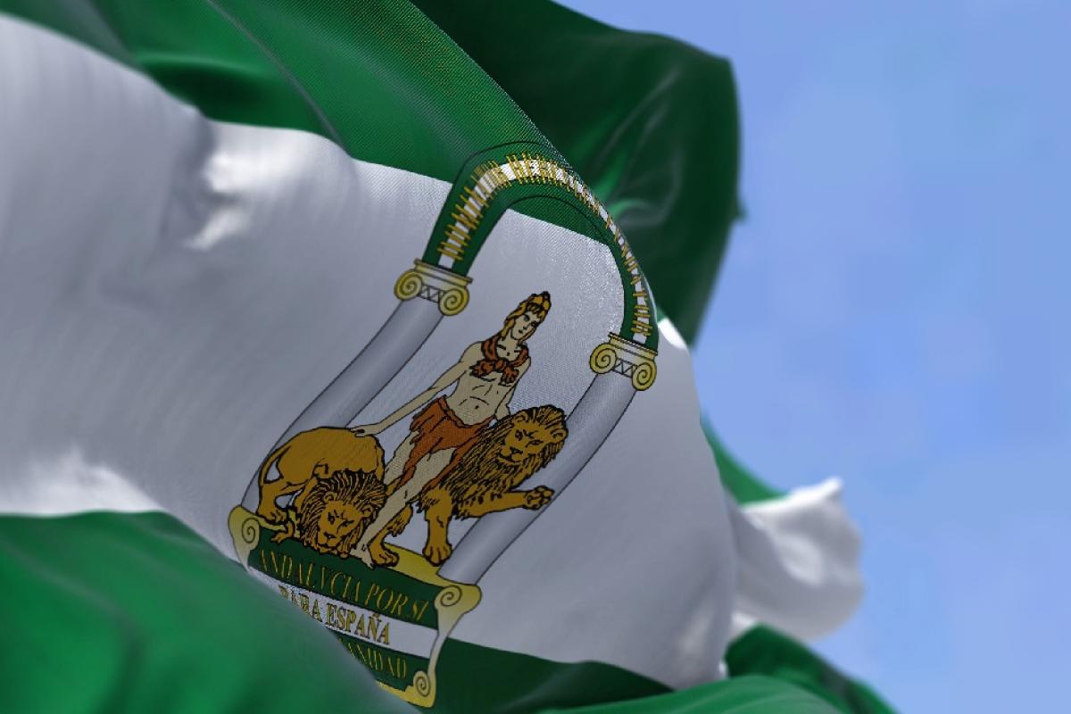 Bandera de Andalucía.