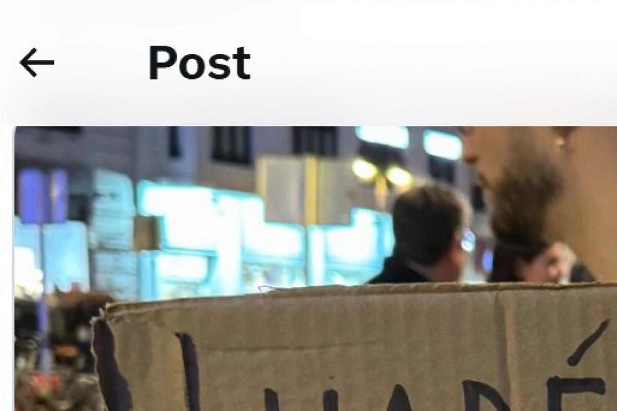 El mensaje compartido en X por @Aidamufo