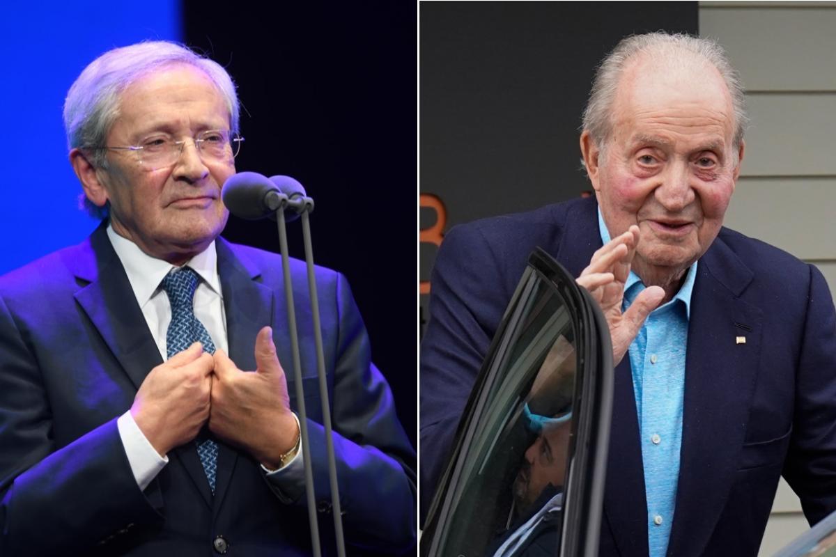 Fotomontaje de Fernando Ónega y Juan Carlos I