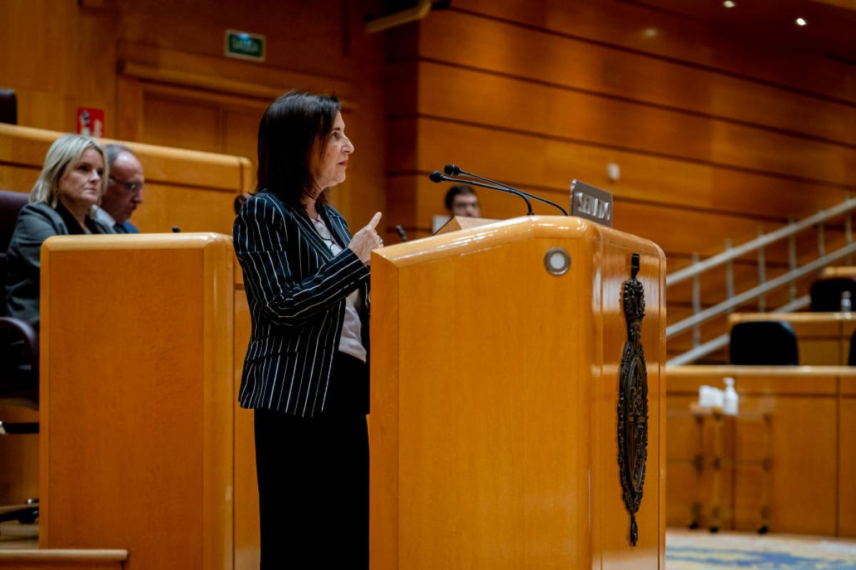 Margarita Robles, en el Senado