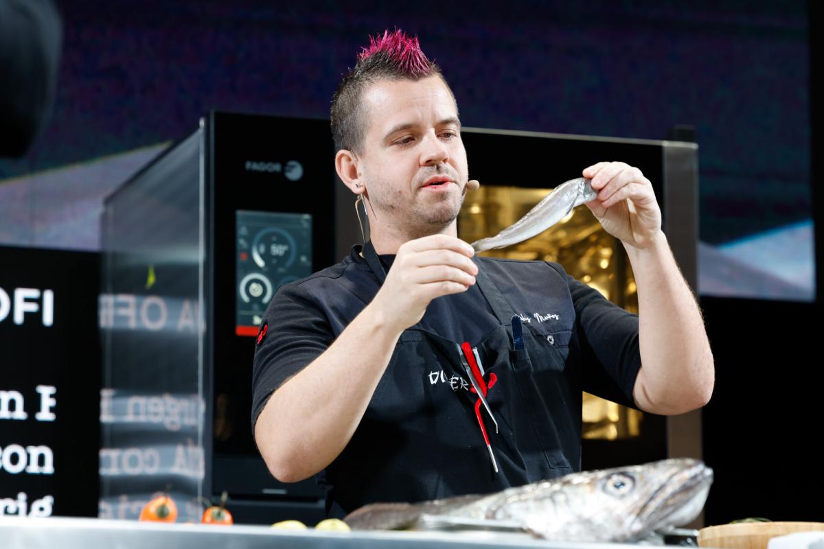 El chef Dabiz Muñoz, en Madrid Fusión 2023 en enero de 2023.