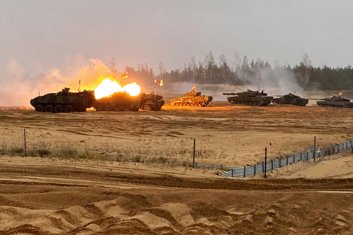 Imagen de archivo de los ejercicios de la OTAN 'Resolute Warrior' en Letonia.