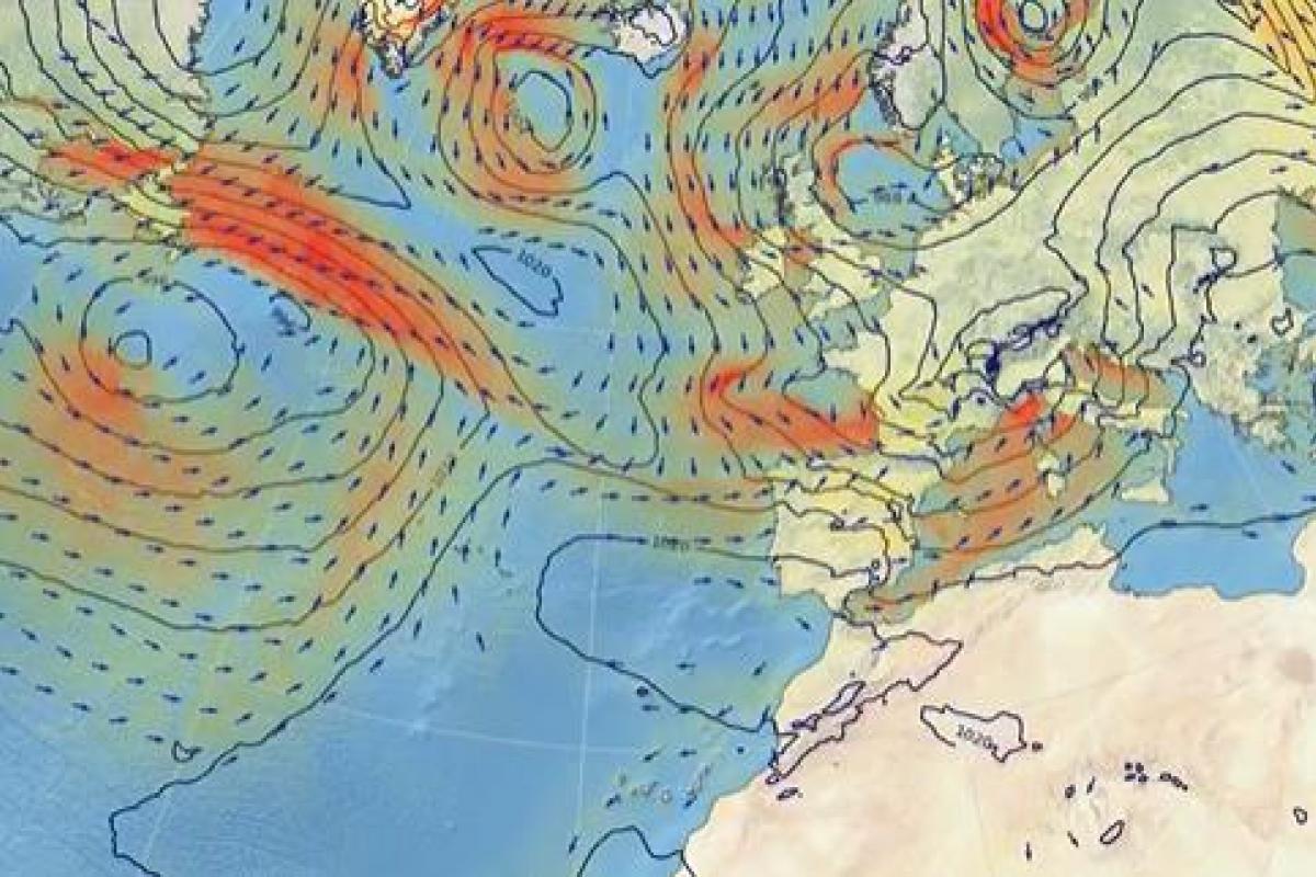 El mapa con los efectos de las lluvias que volverán a golpear con intensidad España.