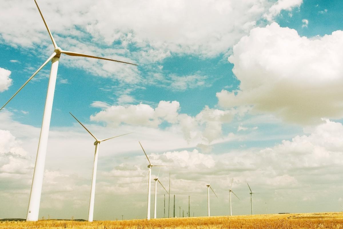 Parque eólico en Teruel