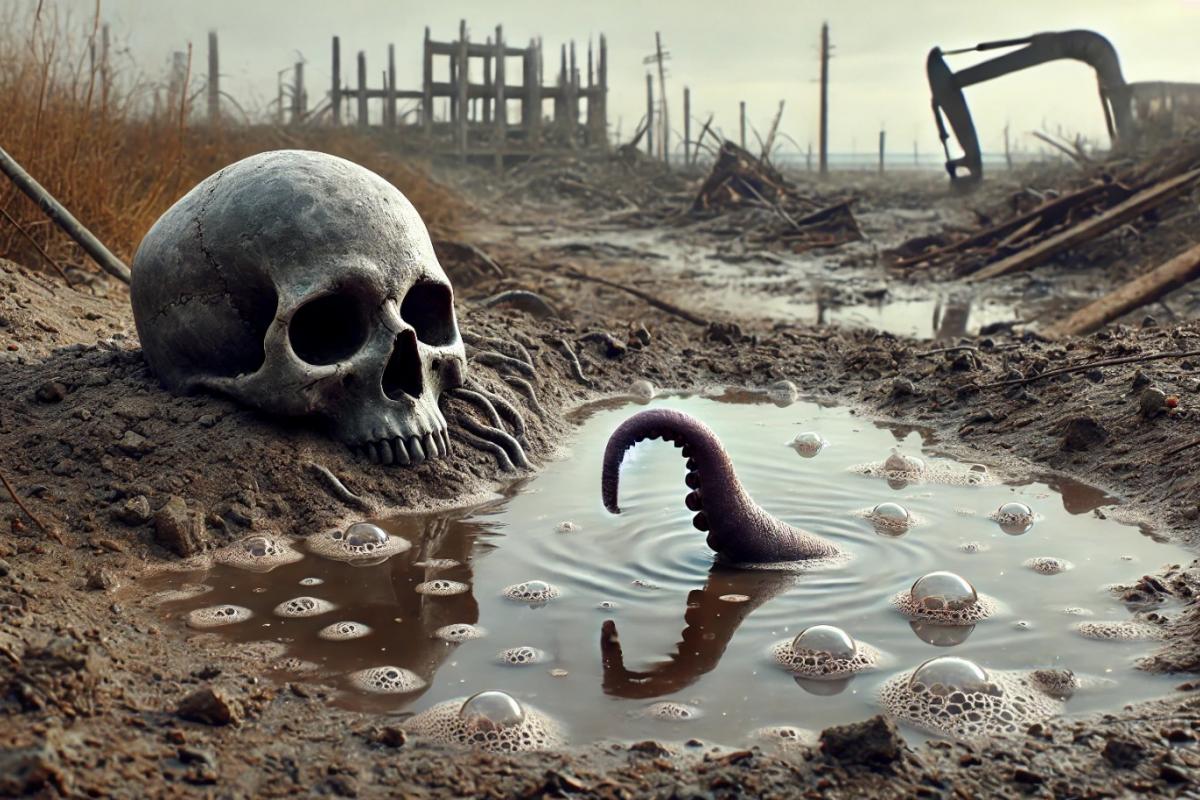 Recreación de un pulpo ante una posible extinción humana